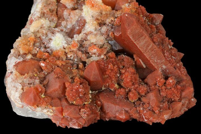 Natural, Red Quartz Crystal Cluster - Morocco #158483